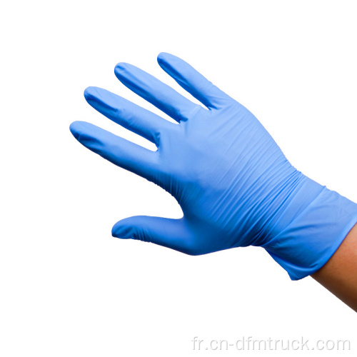 Gants médicaux jetables en nitrile sans poudre